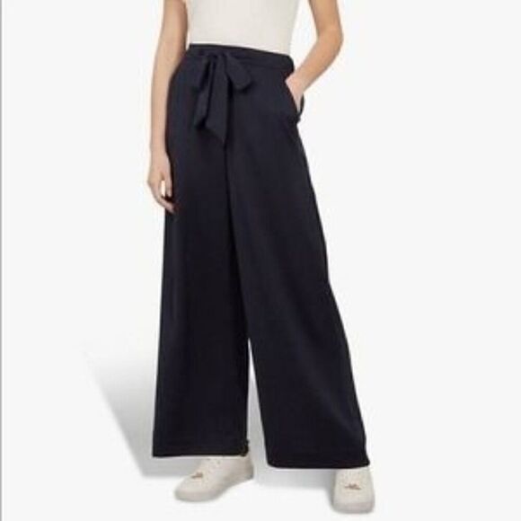 Ted Baker Maurli Wide-Leg Trouser in Black Size 0 - Picture 1 of 5